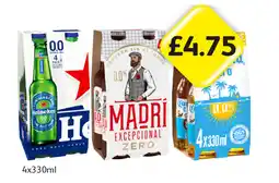Londis Heineken 0.0, Madri Zero, Corona Zero offer