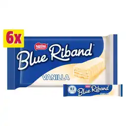 Tesco Blue Riband White Vanilla Chocolate Wafer Bars Multipack 6x15g offer