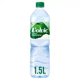 Tesco Volvic Natural Bottled Mineral Still Water 1.5L offer