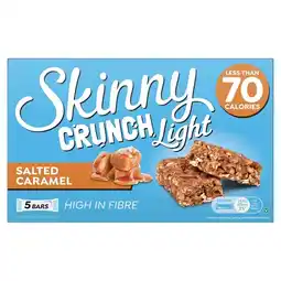 Tesco Skinny Crunch Light Salted Caramel 5X19g offer