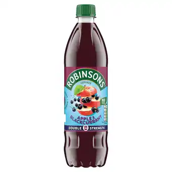 Tesco Robinsons Double Strength No Added Sugar Apple & Blackcurrant Squash 750ml offer