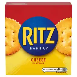 Tesco Ritz Cheese Flavour Crackers 140g offer