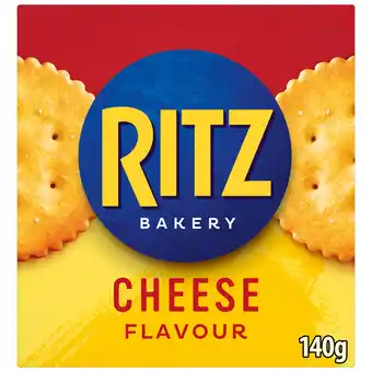 Tesco Ritz Cheese Flavour Crackers 140g offer