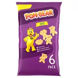 Tesco Pom Bear BBQ Multipack Crisps 6 x 13g offer