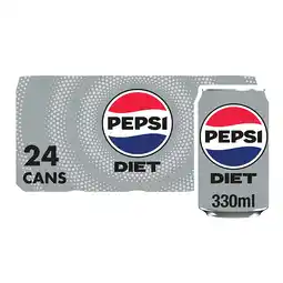 Tesco Diet Pepsi Cola Cans 24x330ml offer