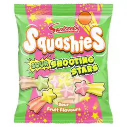 Tesco Swizzels Squashies Sour Shooting stars 100g offer