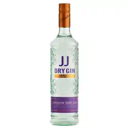 Tesco JJ London Dry Gin 37.5% 1L offer