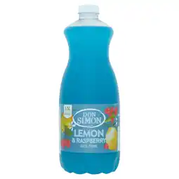 Tesco Don Simon Juice Drink - Lemon & Raspberry 1.5L offer