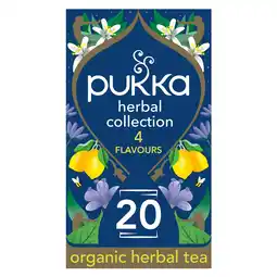 Tesco Pukka Organic Herbal Collection 20 Herbal Tea Sachets 29g offer