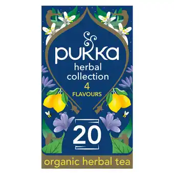 Tesco Pukka Organic Herbal Collection 20 Herbal Tea Sachets 29g offer