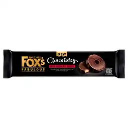 Tesco Fox's Fabulous Chocolatey Dark Chocolate Rounds 130g offer