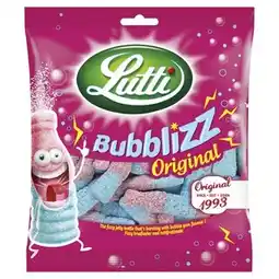 Tesco Lutti Bubblizz Jelly Bottle Bag 100g offer