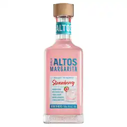 Tesco Olmeca Altos Margarita Strawberry 750ml offer