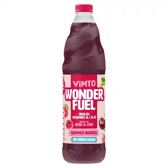Tesco Vimto Wonderfuel Summer Berries Squash 725ml offer