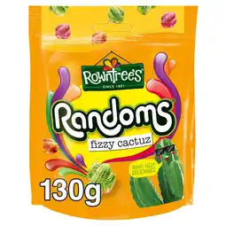 Tesco Rowntree's Randoms Fizzy Cactuz Sour Sweets 130g offer