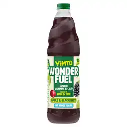 Tesco Vimto Wonderfuel Apple & Blackberry Squash 725ml offer
