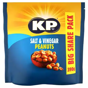 Tesco KP Salt & Vinegar Peanuts 390g offer