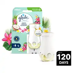 Tesco Glade Electric Scented Oil Holder Exotic Tropical Blossoms 20ml offer