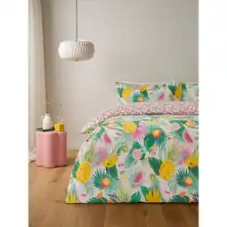 Asda George Home Tropical Fruit Easycare Duvet Set - Double offer