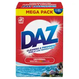 Iceland Daz Universal Whites & Colours 3,4kg offer