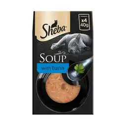 Morrisons Sheba Classics Soup Adult Wet Cat Food Pouches with Tuna Fillets offer