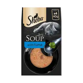 Morrisons Sheba Classics Soup Adult Wet Cat Food Pouches with Tuna Fillets offer