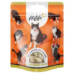 Morrisons HiLife It's Only Natural Cat Treats 100% Natural Chicken Breast, Grain Free offer
