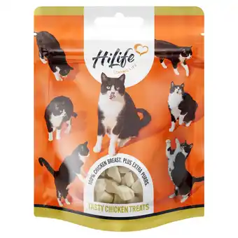 Morrisons HiLife It's Only Natural Cat Treats 100% Natural Chicken Breast, Grain Free offer