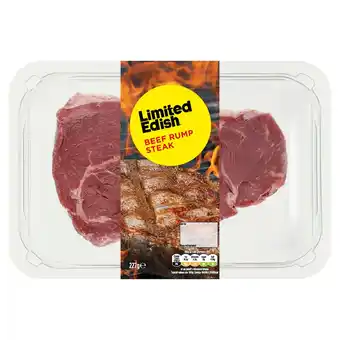 Morrisons Limited Edish Rump Steak 227g offer