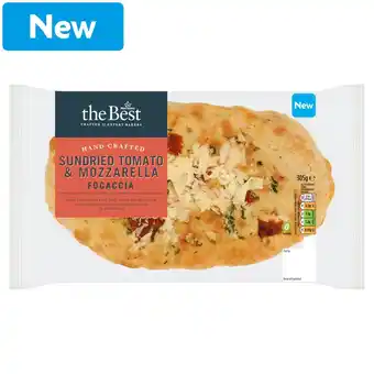 Morrisons Morrisons The Best Sundried Tomato & Mozzarella Focaccia 305g offer