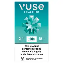 Morrisons Vuse Originals Chilled Mint E-Liquid Pods 18mg offer