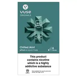Morrisons Vuse ePods vPro Chilled Mint 6mg offer