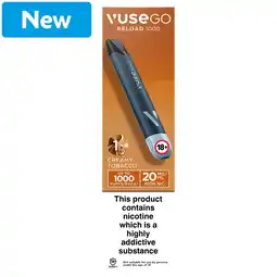 Morrisons Vuse Reload Pen Creamy Tobacco 20mg offer