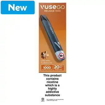Morrisons Vuse Reload Pen Creamy Tobacco 20mg offer