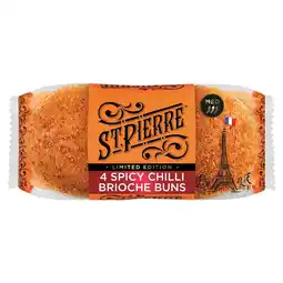 Morrisons St Pierre Limited Edition 4 Spicy Chilli Brioche Buns offer