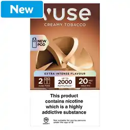 Morrisons Vuse Pod Refills Creamy Tobacco 20mg offer