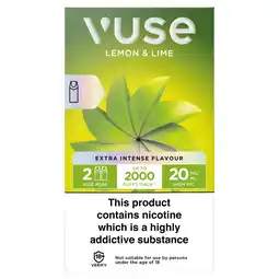 Morrisons Vuse Pod Refills Lemon And Lime 20mg offer