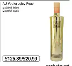 Makro AU Vodka Juicy Peach offer