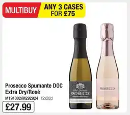 Makro Prosecco Spumante DOC Extra Dry/Rosé offer