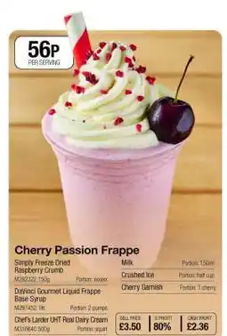 Makro Cherry Passion Frappe offer