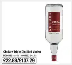 Makro Chekov Triple Distilled Vodka offer
