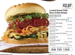 Makro Loaded Sweet Chilli Bean & Beet Burger offer