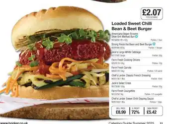 Makro Loaded Sweet Chilli Bean & Beet Burger offer