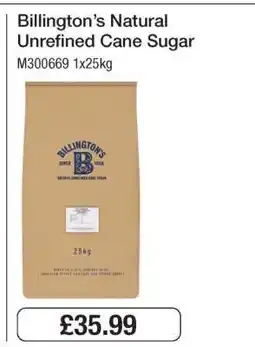 Makro Billington’s Natural Unrefined Cane Sugar offer