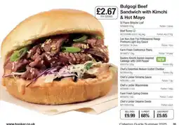 Makro Bulgogi Beef Sandwich with Kimchi & Hot Mayo offer