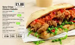 Makro Spicy Crispy Chicken Ciabatta offer