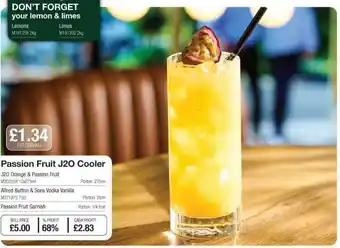 Makro Passion Fruit J2O Cooler offer