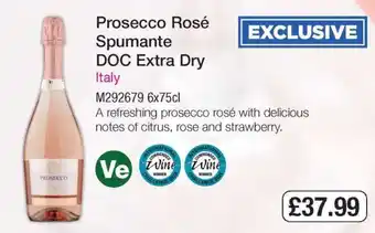Makro Prosecco Rosé Spumante DOC Extra Dry offer