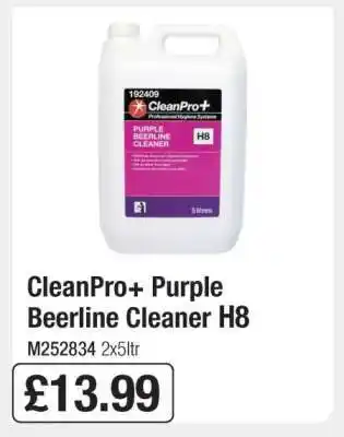 Makro CleanPro+ Purple Beerline Cleaner H8 offer