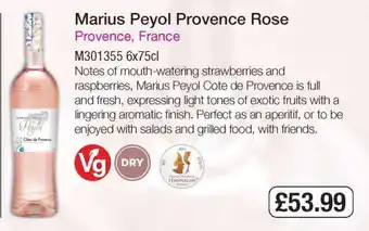 Makro Marius Peyol Provence Rose offer